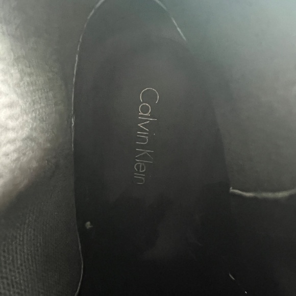 Calvin Klein Grey Suede Ankle Boots - Size 7 - Picture 5 of 6